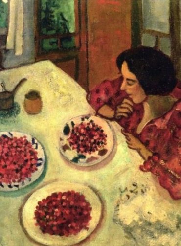 I-frutti-di-bosco-nell'arte-Le-fragole-di-Chagall